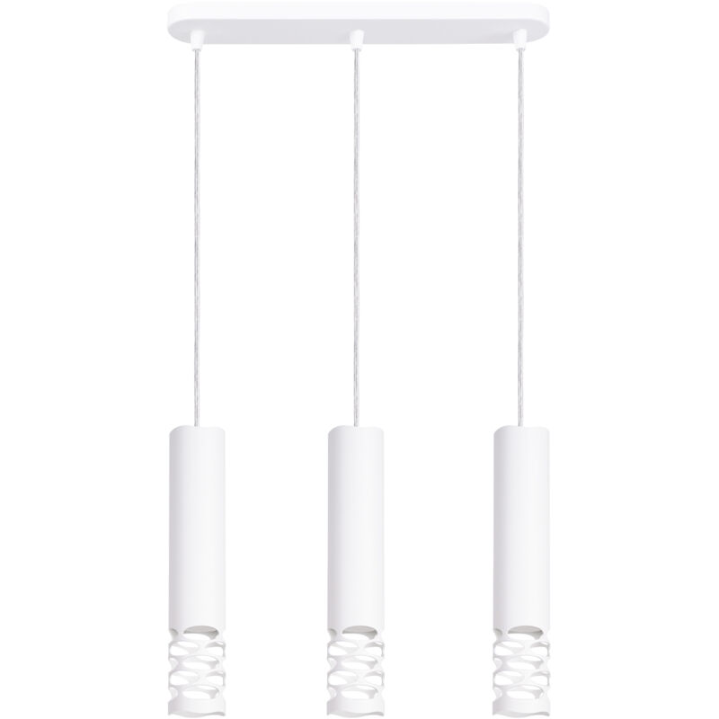 foto del prodotto lampada a sospensione liro bianco 40x125x6cm sollux