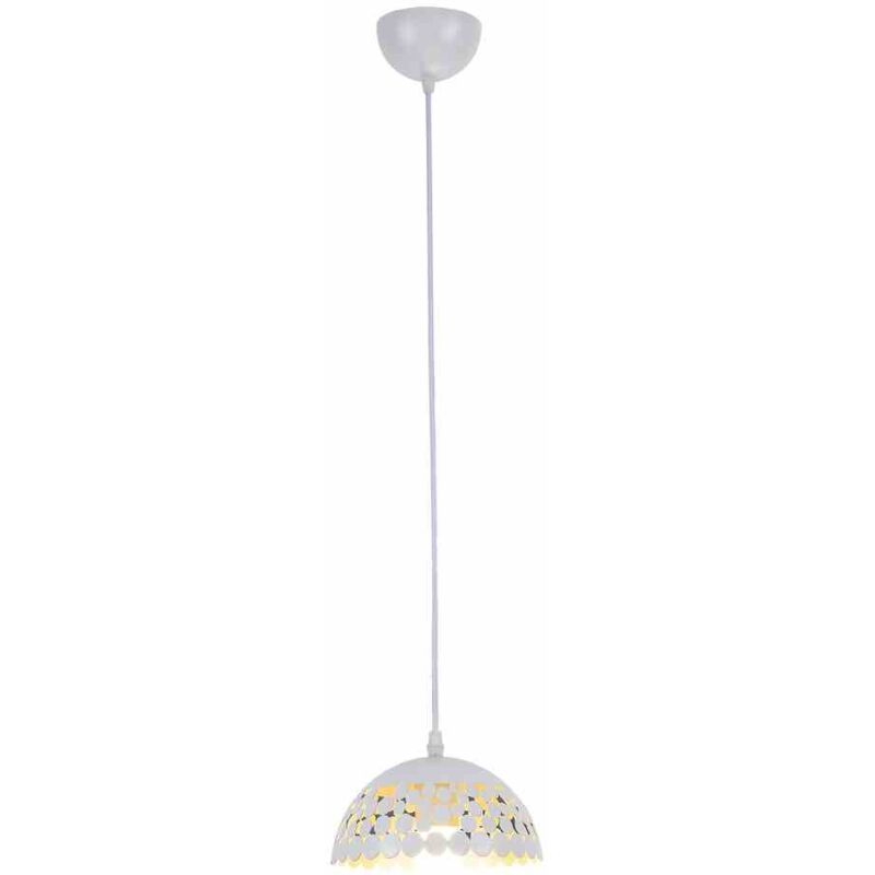 foto del prodotto lampada a sospensione lisa white 1xe27 18cm