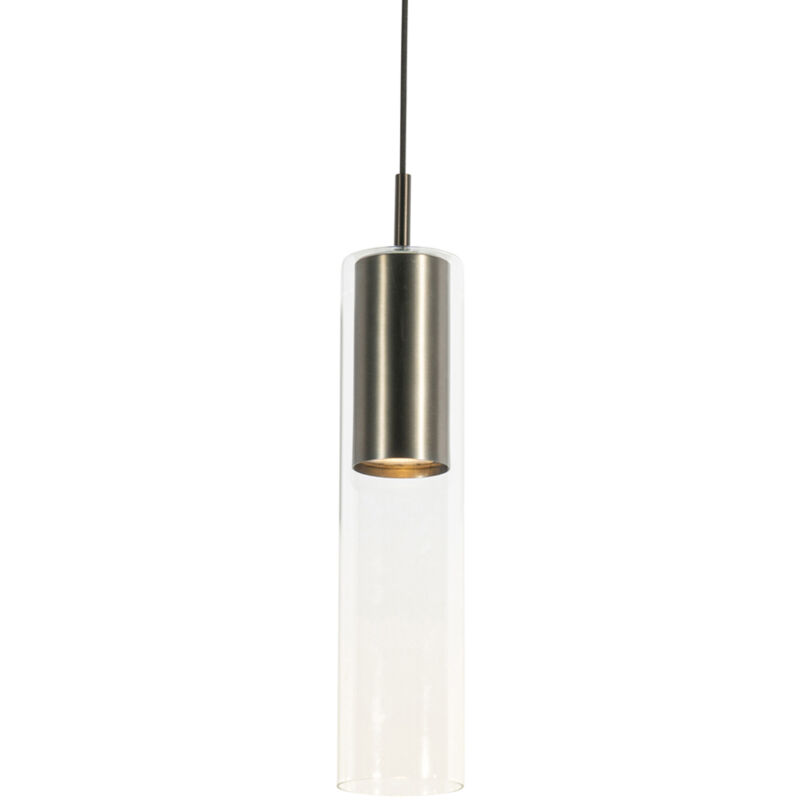 foto del prodotto lampada a sospensione lloyd moderno acciaio gunmetal oblungo max. 1 x watt qazqa