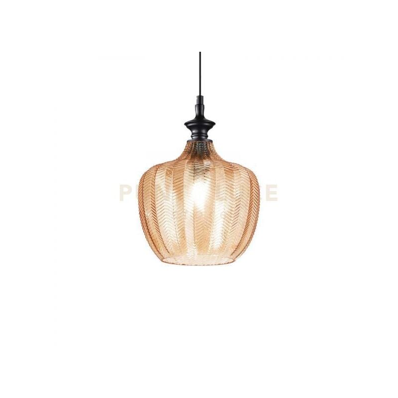 foto del prodotto lampada a sospensione lord sp1 ambra