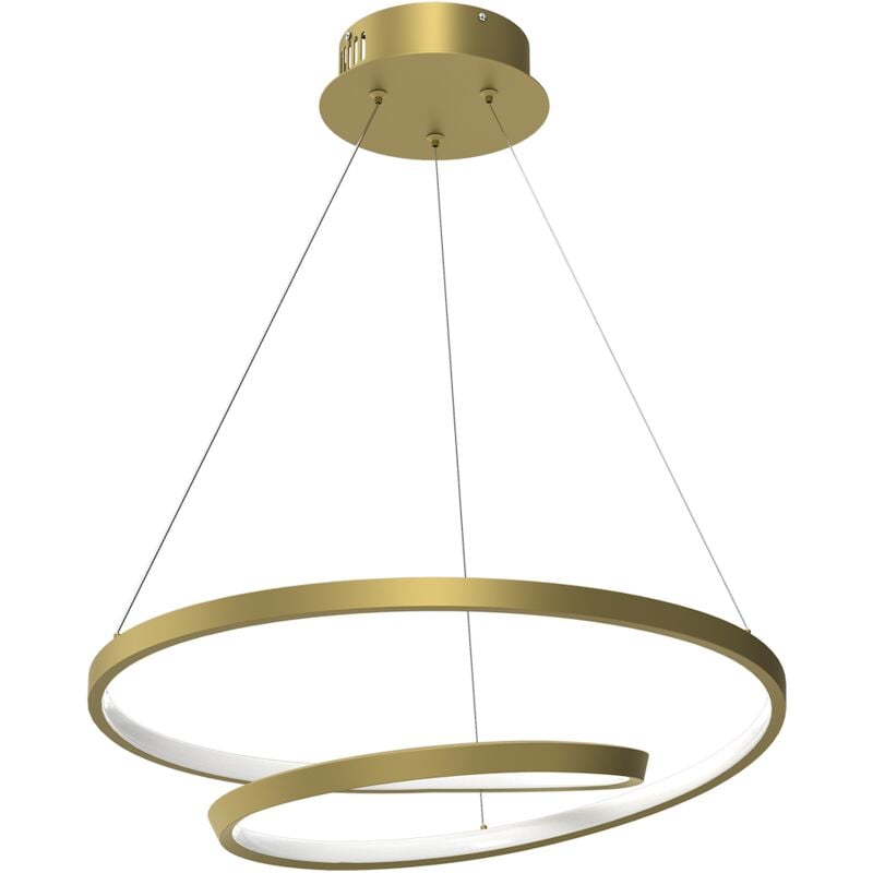 foto del prodotto lampada a sospensione lucero gold 48w led