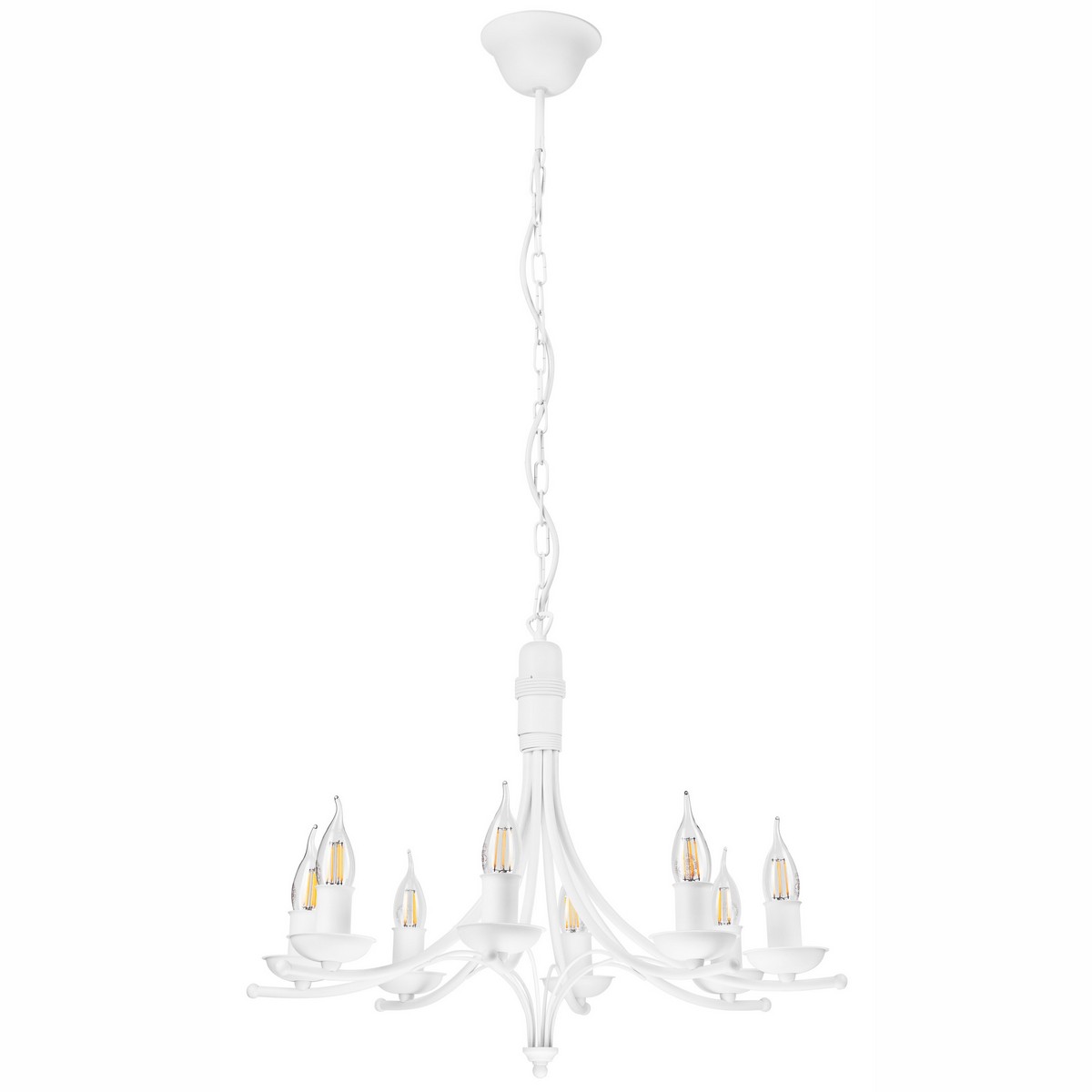 foto del prodotto lampada a sospensione lucy, bianco, metallo, 100x58x58 cm, epikasa