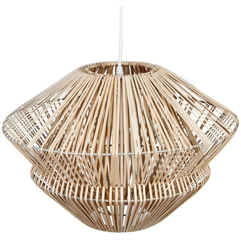 foto del prodotto lampada a sospensione ludza in rattan d45cm atmosphera cr ateur d int rieur