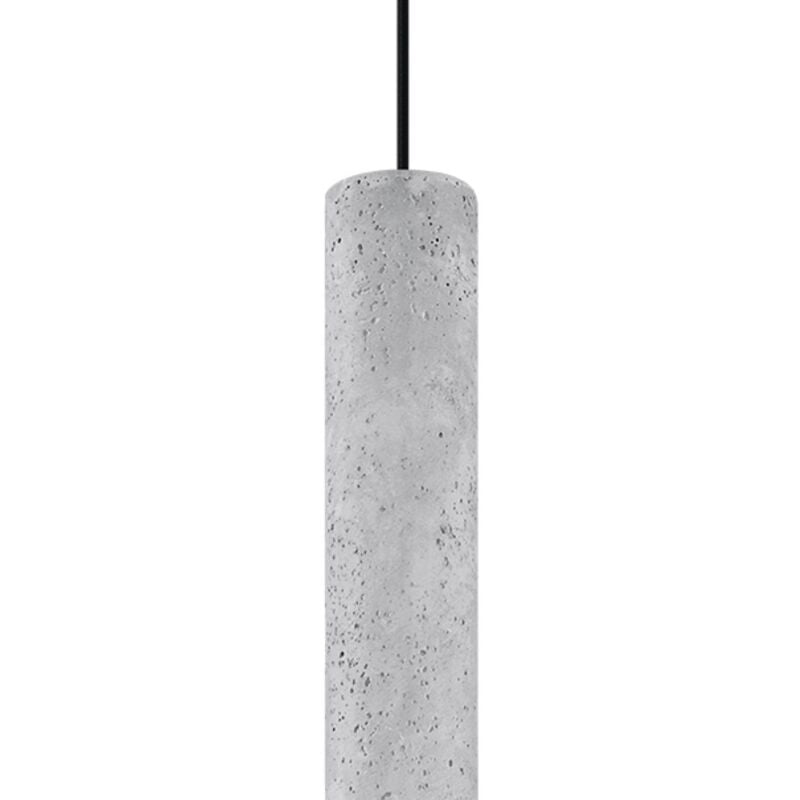 foto del prodotto lampada a sospensione luvo grigio 8x105x8cm sollux