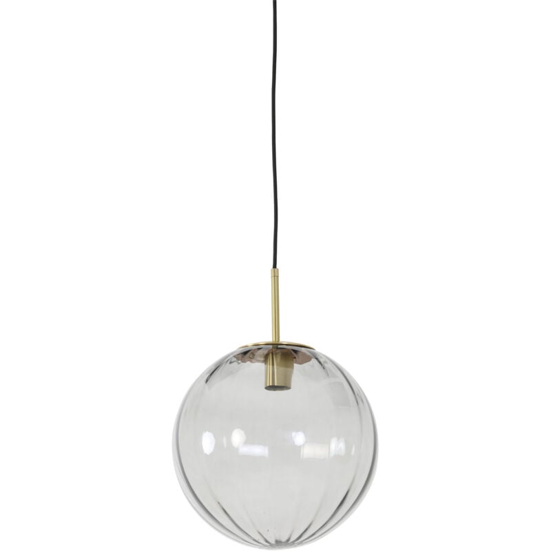 foto del prodotto lampada a sospensione magdala bronzo vetro light living