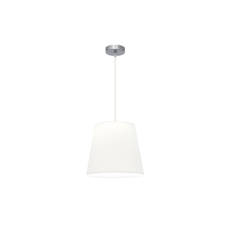 foto del prodotto lampada a sospensione maldivas 1xe27 cromo bianco reg.35d de fabrilamp