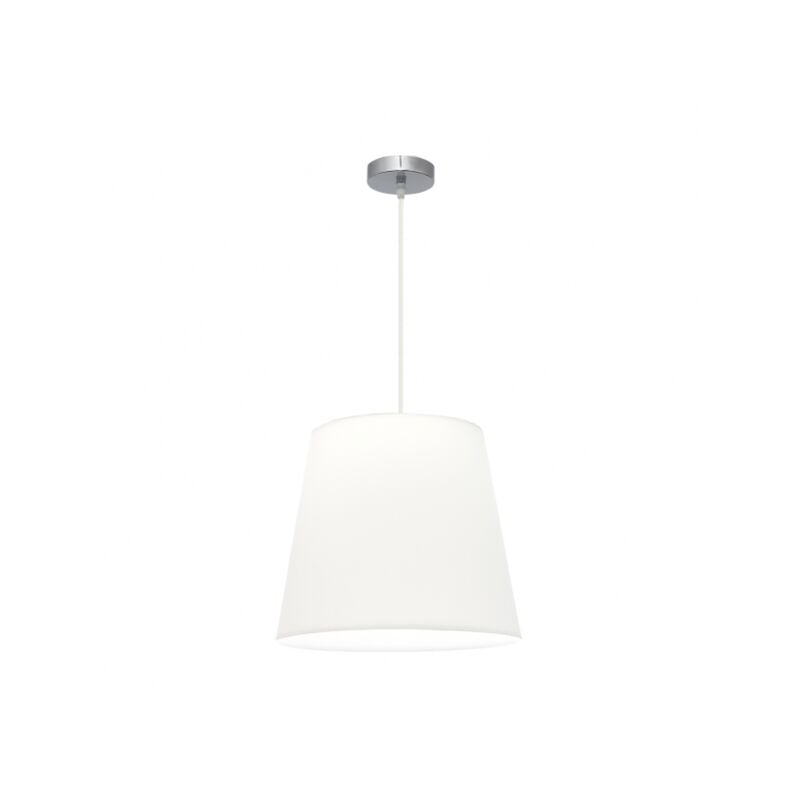 foto del prodotto lampada a sospensione maldivas 1xe27 cromo bianco reg.40d de fabrilamp