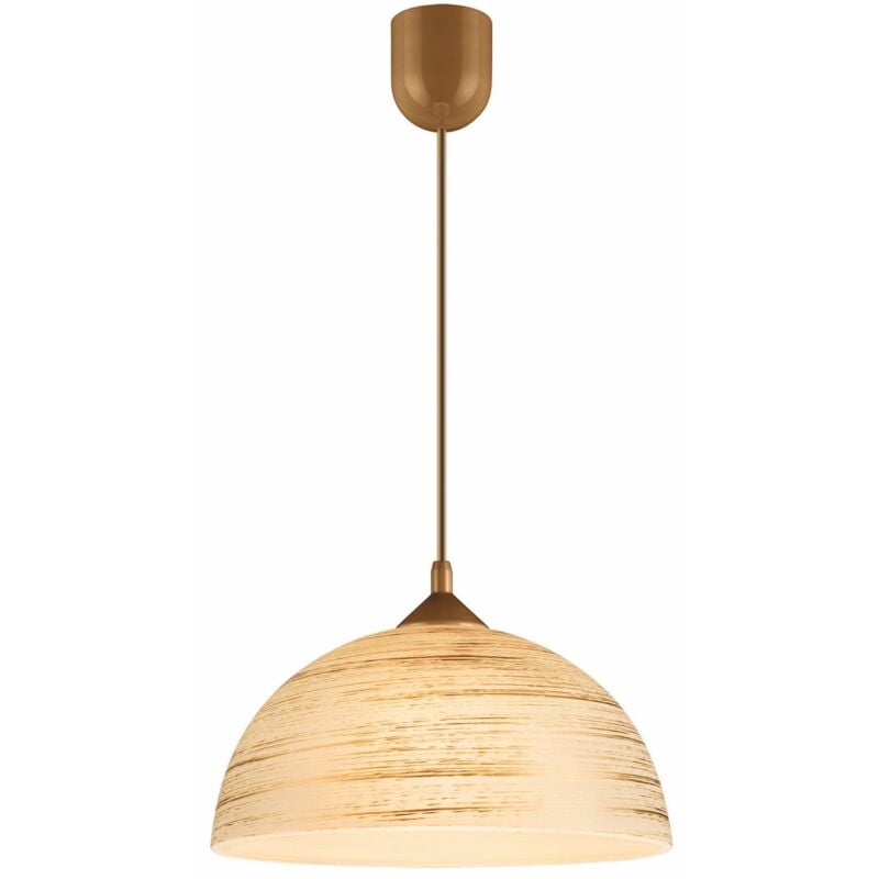 foto del prodotto lampada a sospensione marcy, vetro, oro, 30x30x70 cm