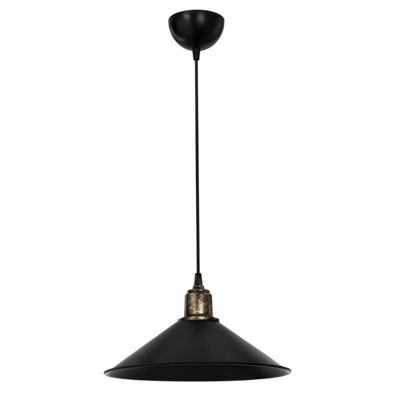 foto del prodotto lampada a sospensione maya nera mdl4156