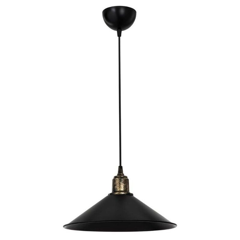 foto del prodotto lampada a sospensione maya nera mdl4156 effez