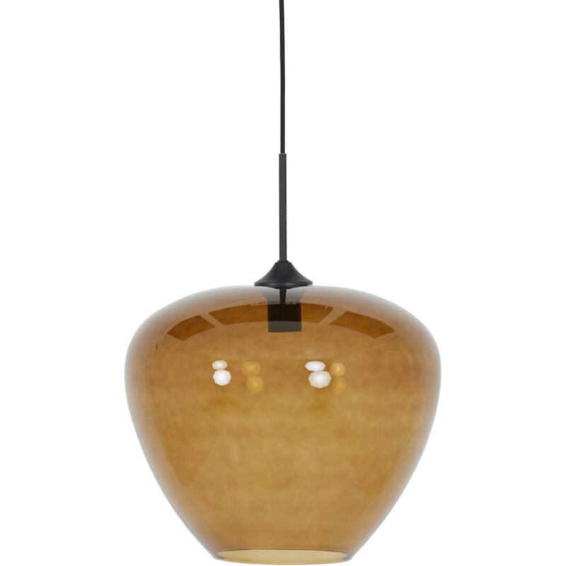 foto del prodotto lampada a sospensione mayson ambra marrone light living