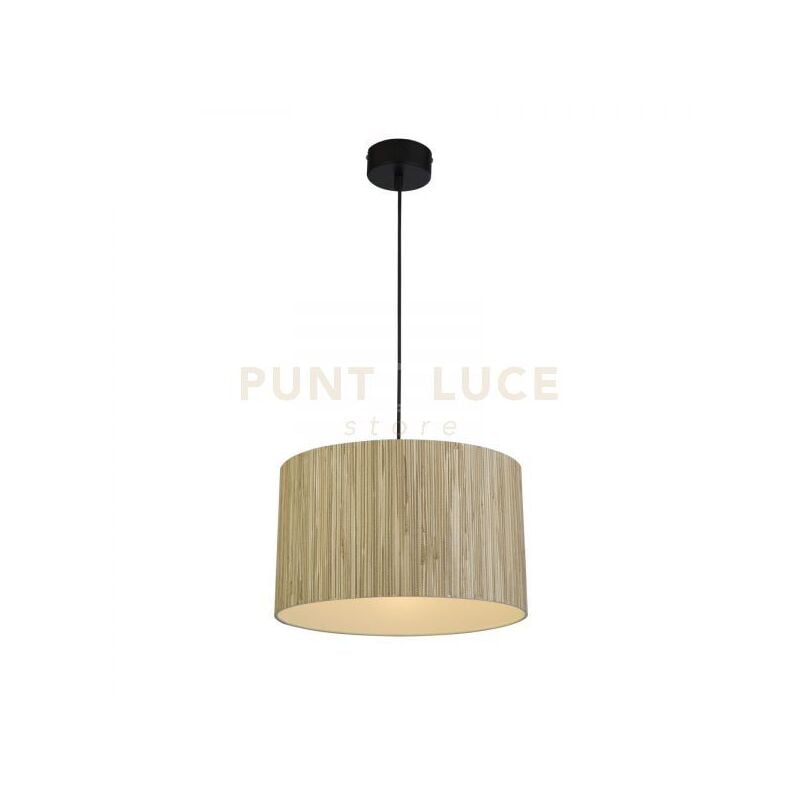 foto del prodotto lampada a sospensione meadow 1lt convertibile in paralume flush, natural grass