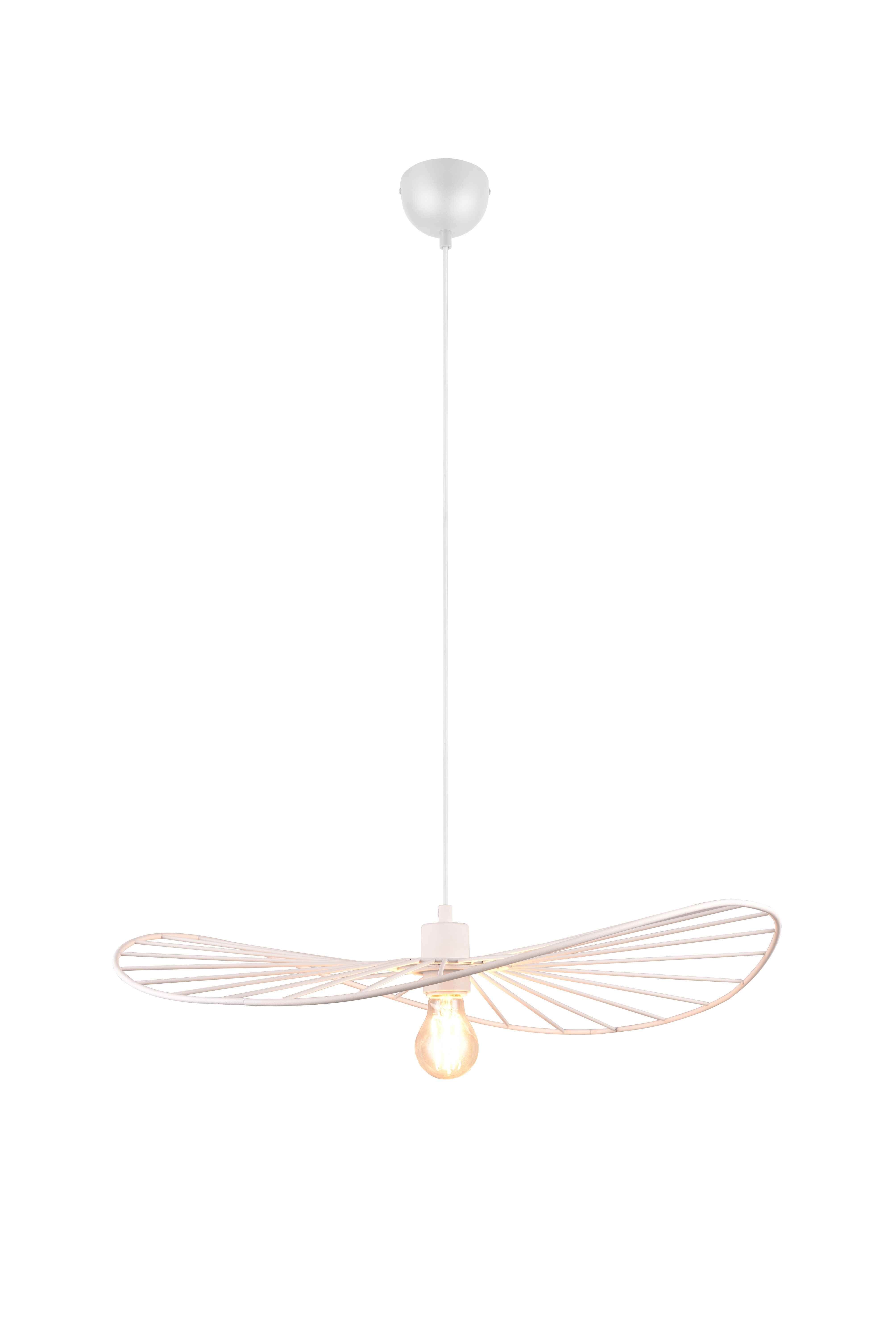 foto del prodotto lampada a sospensione, metallo, bianco, d 60 cm, chapeau