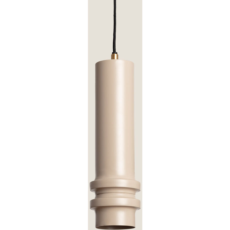 foto del prodotto lampada a sospensione metallo bobey ii beige