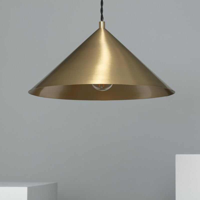 foto del prodotto lampada a sospensione metallo chipen oro