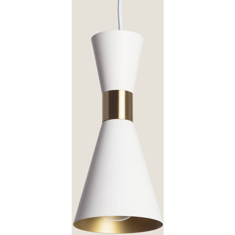 foto del prodotto lampada a sospensione metallo jigger bianco