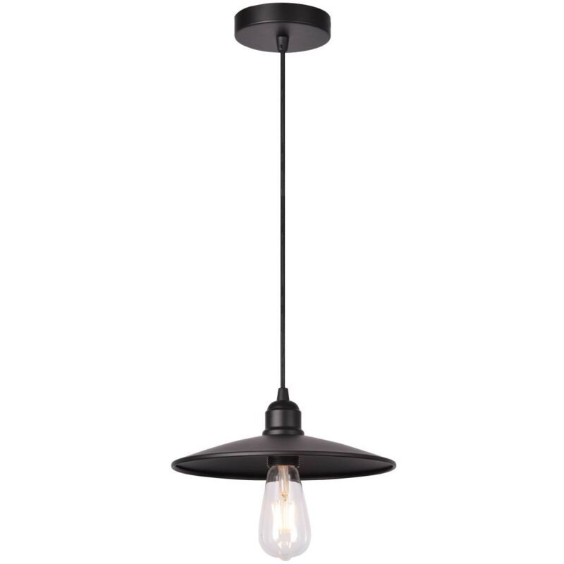 foto del prodotto lampada a sospensione metallo kato ii nero