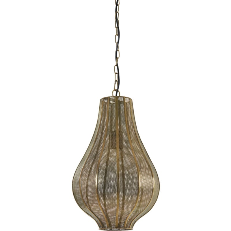 foto del prodotto lampada a sospensione micha oro metallo light living