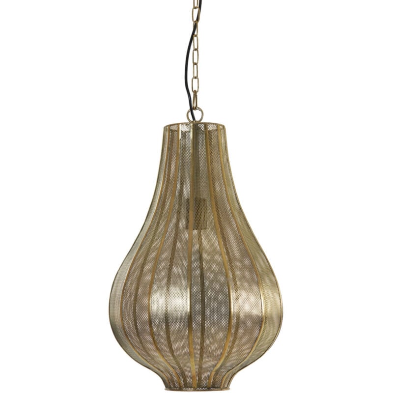 foto del prodotto lampada a sospensione micha oro metallo light living