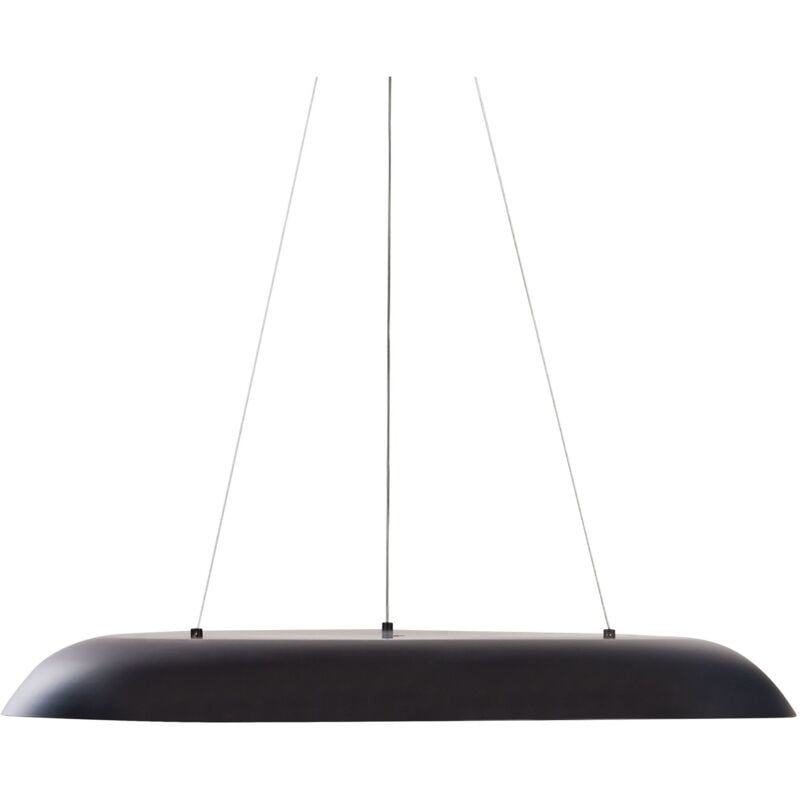 immagine 0 del prodotto lampada a sospensione moderna ad anello led integrato forma rotonda in metallo nero surko