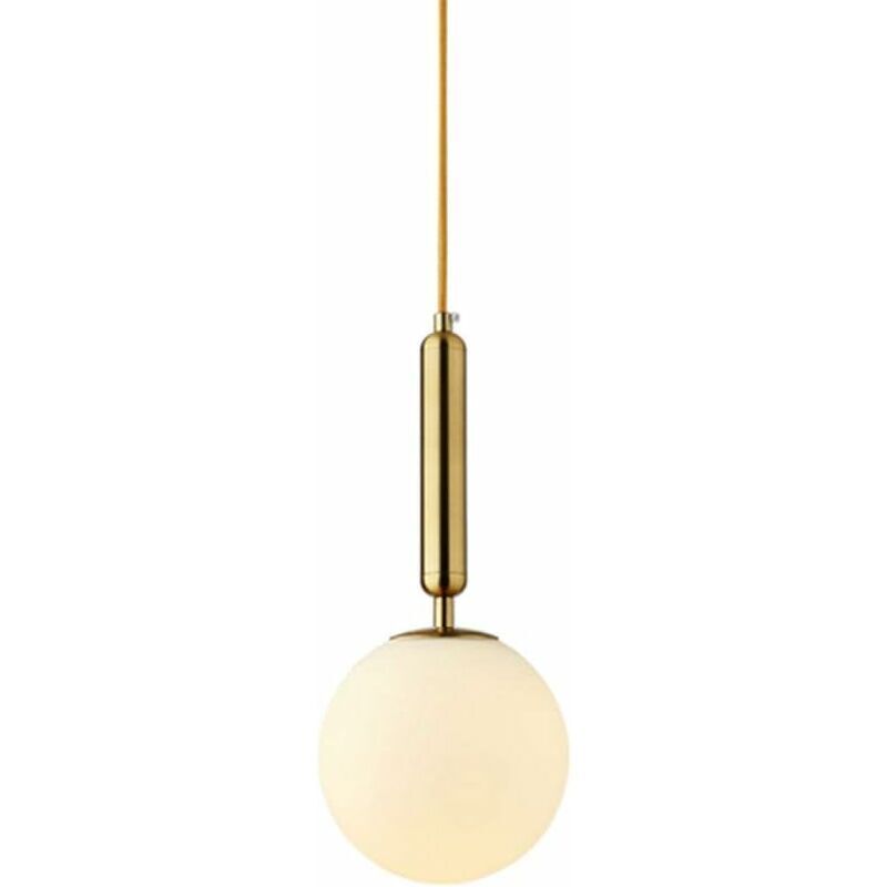 foto del prodotto lampada a sospensione moderna nordica semplice lampada a sospensione a sfera in vetro lampada a sospensione a testa singola loft loft per camera da