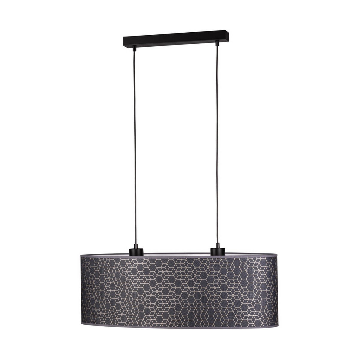 foto del prodotto lampada a sospensione mondego, nero, metallo, 24x70x118 cm, epikasa