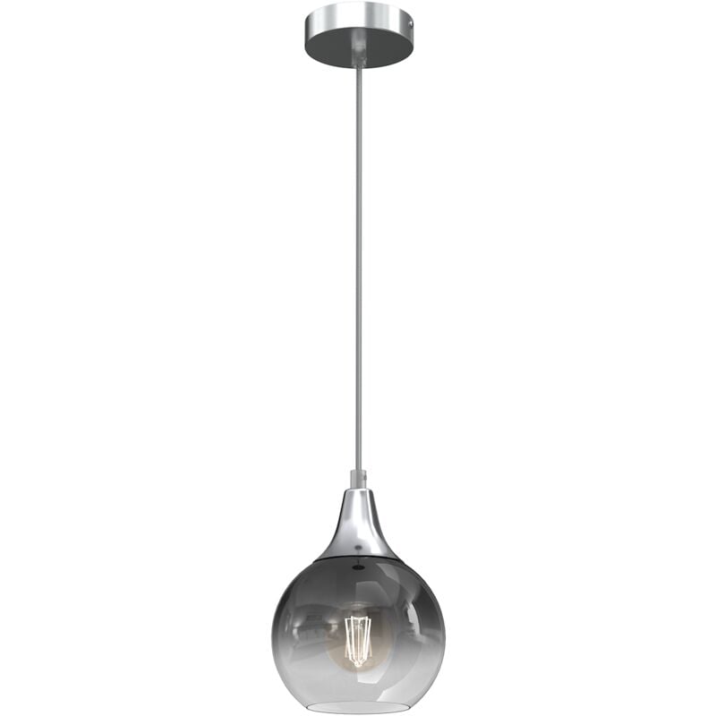 foto del prodotto lampada a sospensione monte silver diametro 150 1xe27