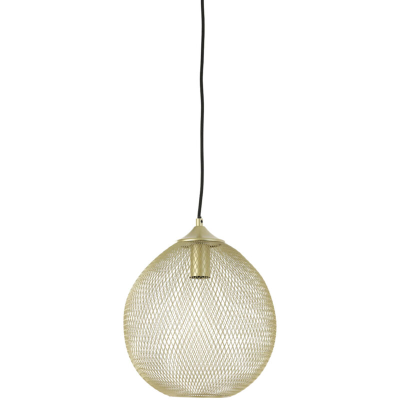 foto del prodotto lampada a sospensione moroc oro metallo light living