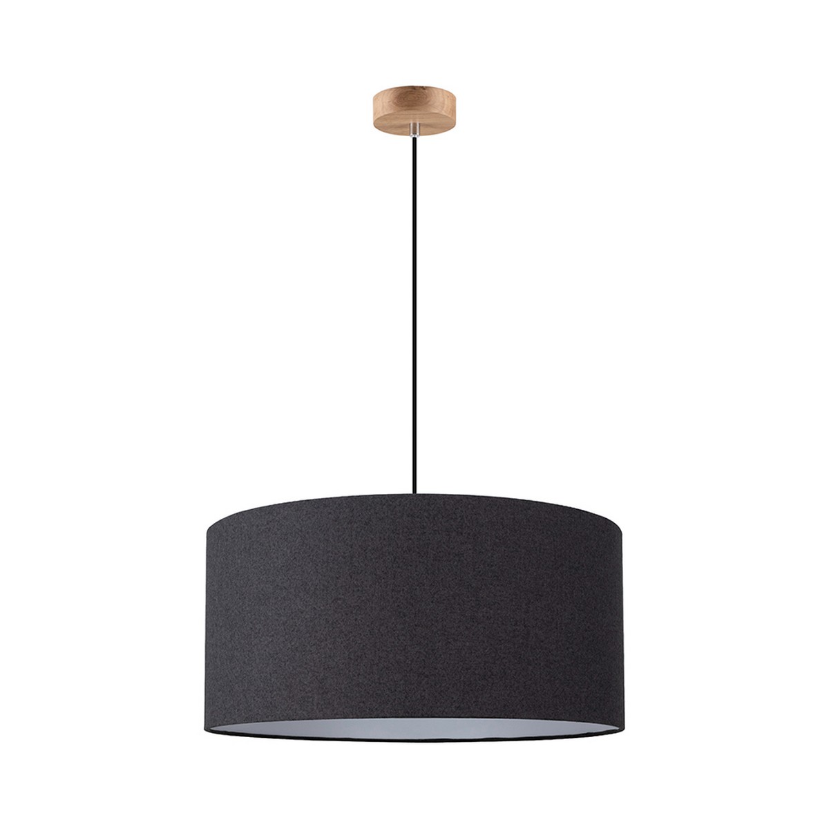 foto del prodotto lampada a sospensione mosella, marrone, legno, 50x50x129 cm, epikasa