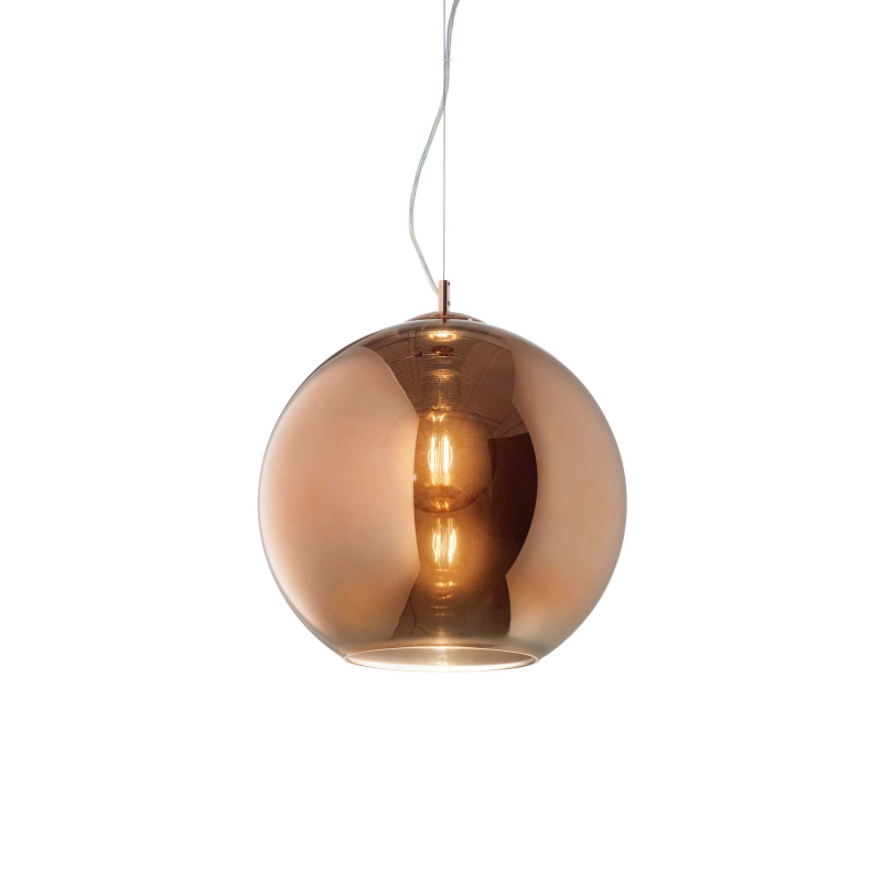 foto del prodotto lampada a sospensione nemo sp1 d20 rame ideal-lux