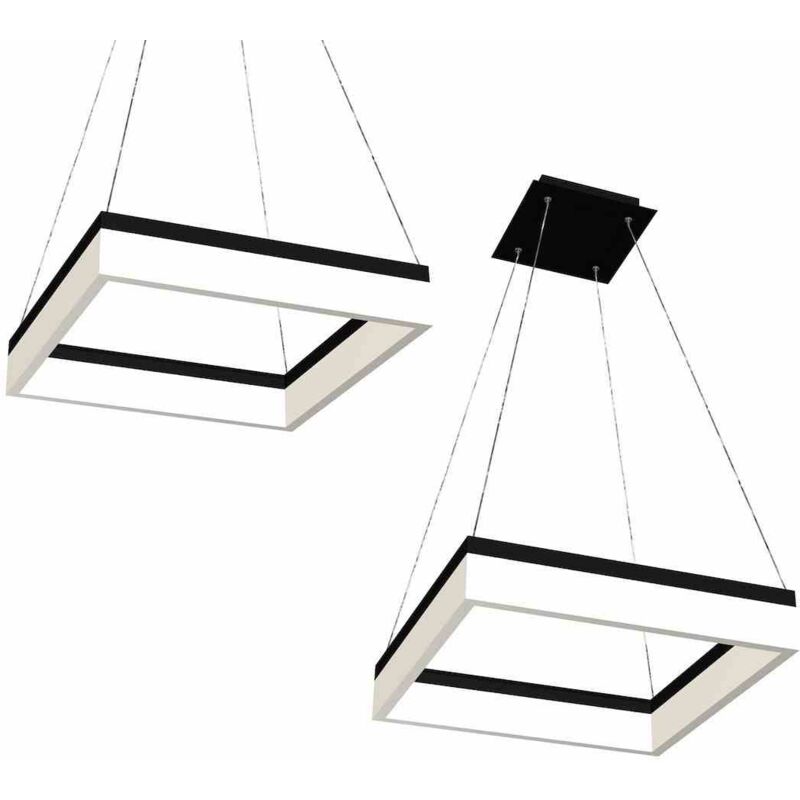 foto del prodotto lampada a sospensione nero 32w led