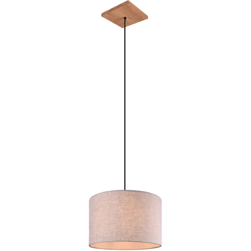 foto del prodotto lampada a sospensione, nickel anticato e bianco, d35 cm, elmau