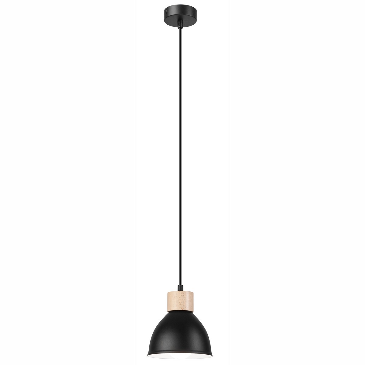 foto del prodotto lampada a sospensione nico, nero, metallo, 108x15x15 cm, epikasa