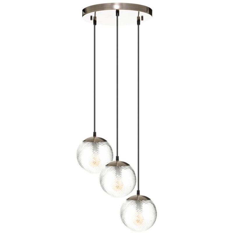 foto del prodotto lampada a sospensione night in metallo dorato e vetro d15cm atmosphera cr ateur d int rieur