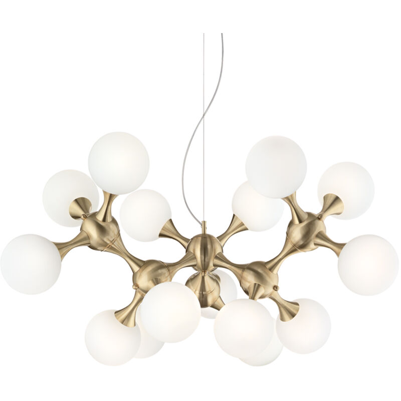 foto del prodotto lampada a sospensione nodi sp15 ottone