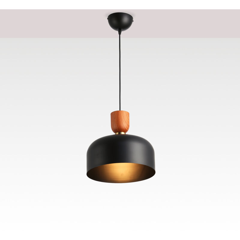 foto del prodotto lampada a sospensione nordica franz metallo e27