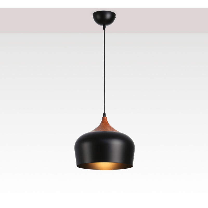 foto del prodotto lampada a sospensione nordica hollies metallo e27