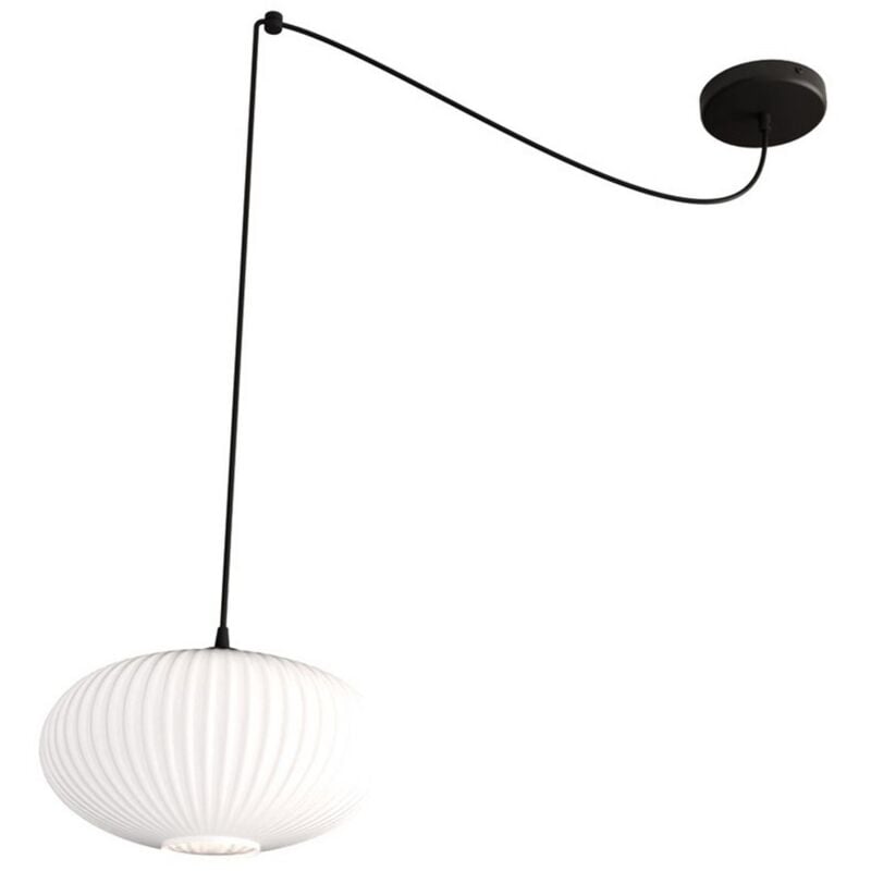 foto del prodotto lampada a sospensione origo, metallo, plastica, nero, 200x200x200 cm