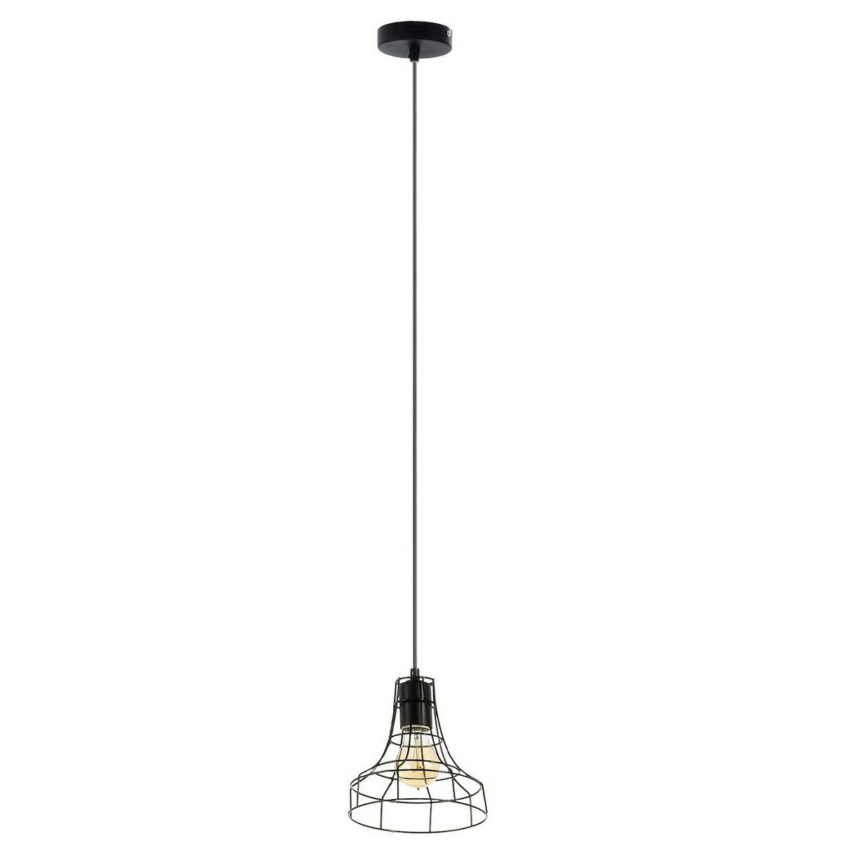 foto del prodotto lampada a sospensione outline, nero, metallo, 18,5x18,5x116 cm, epikasa
