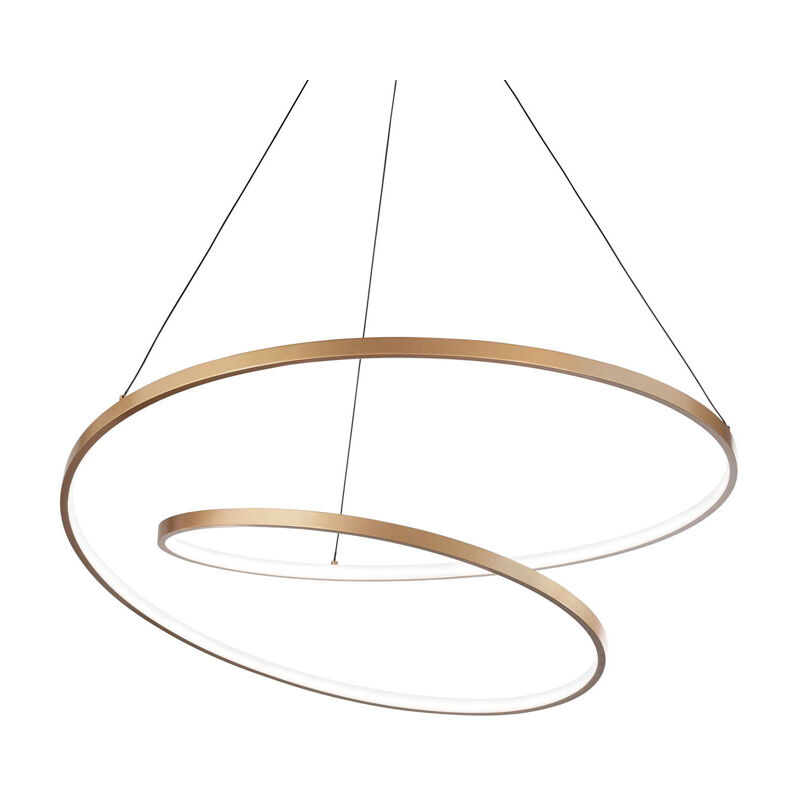 foto del prodotto lampada a sospensione oz sp d60 on off ottone