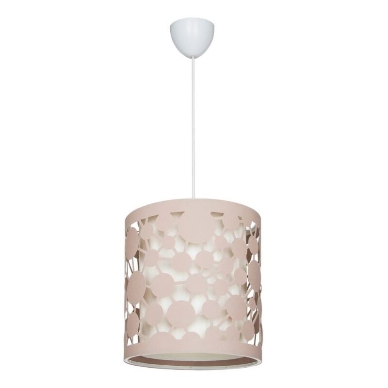 foto del prodotto lampada a sospensione paralume beige con intagli summer asz1179