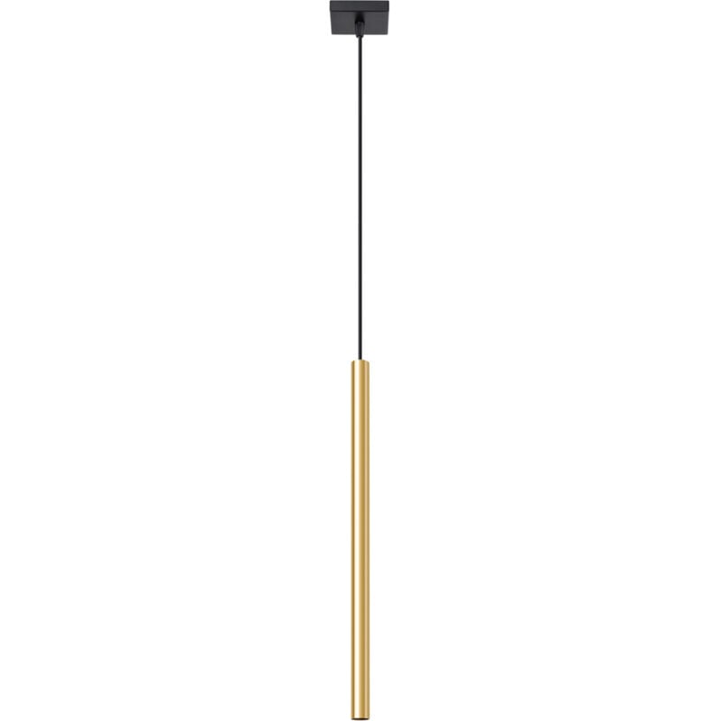 foto del prodotto lampada a sospensione pastelo splendore dorato 8x100x8cm sollux