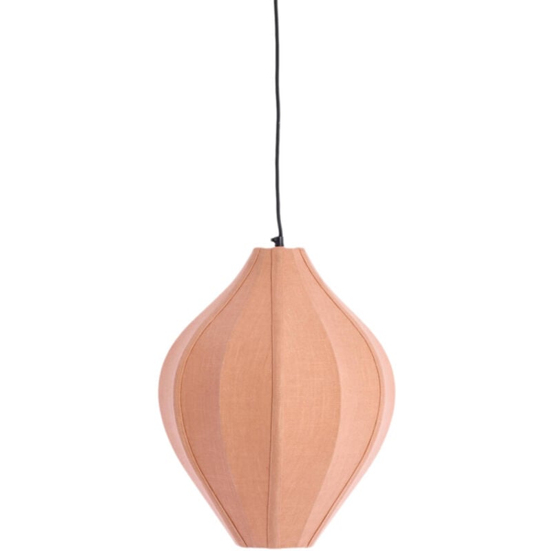 foto del prodotto lampada a sospensione pasto rosa tessile light living