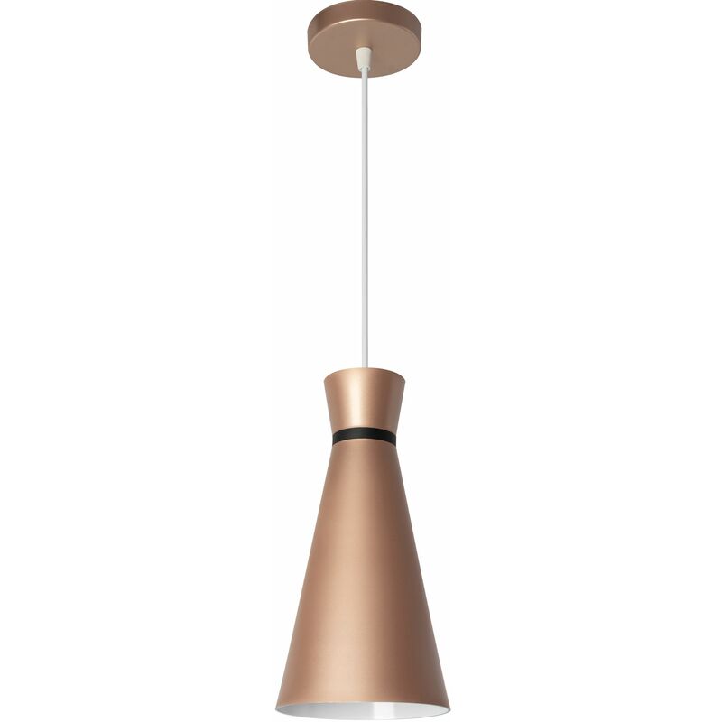 foto del prodotto lampada a sospensione pensile singola kona b rose gold mat e27