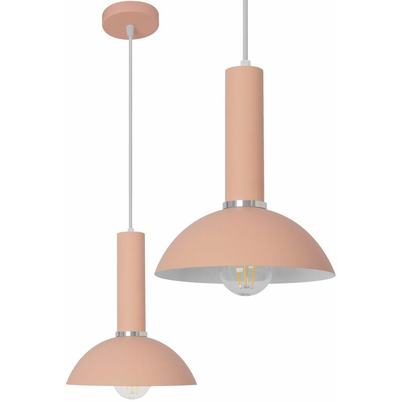 foto del prodotto lampada a sospensione pensile singola osti c pink e27