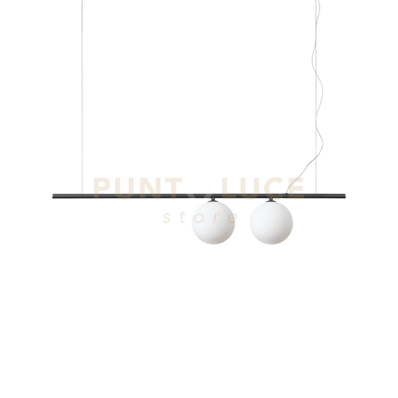 foto del prodotto lampada a sospensione perline sp2 nero