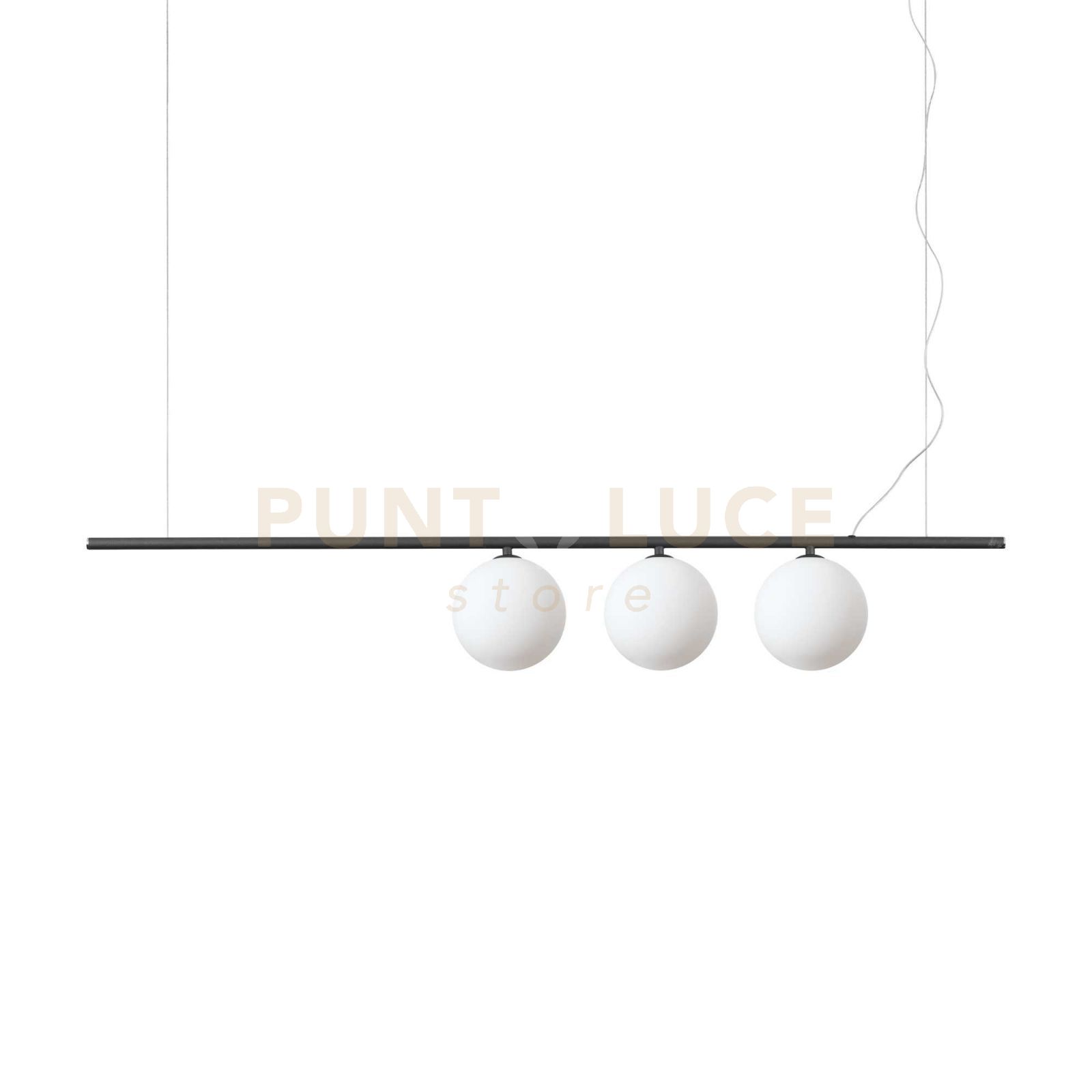 foto del prodotto lampada a sospensione perline sp3 nero