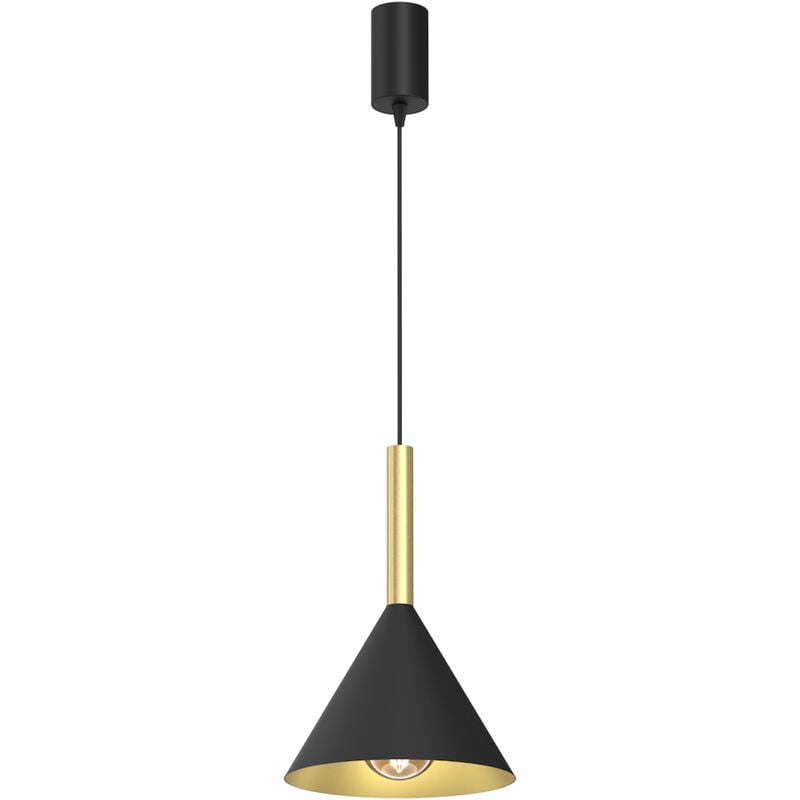 foto del prodotto lampada a sospensione peru nero 1xe27