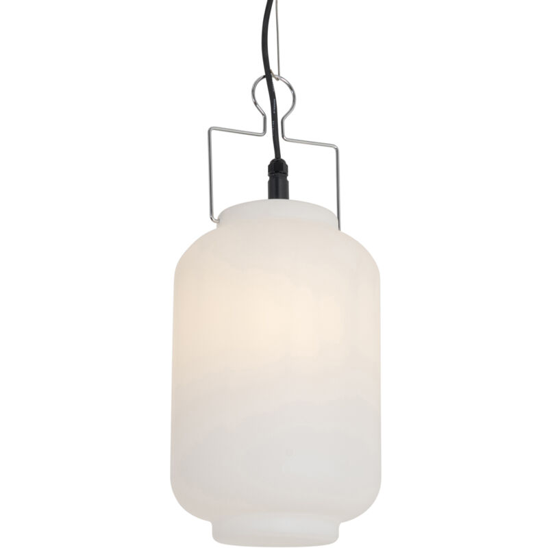 foto del prodotto lampada a sospensione pion moderno plastico,metallo bianco tondo max. 1 x watt qazqa