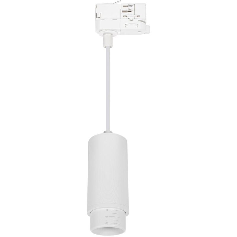 foto del prodotto lampada a sospensione quarzo multiangolo 10 50 per binario trifase per lampadine gu10 bianco